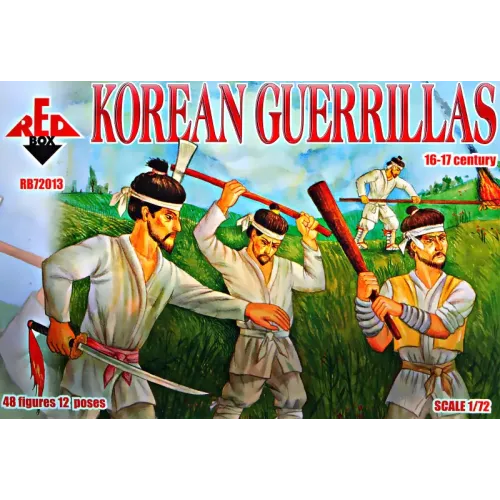 Фігури та мініатюри Korean Guerrillas, XVI-XVII ст. AD (RB72013) Масштаб: 1:72