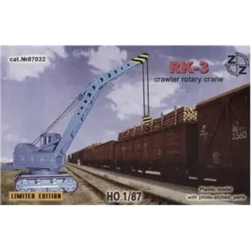 Авто-мото ZZ87032 RK-3 crawler rotary crane (ZZ87032) Масштаб: 1:87