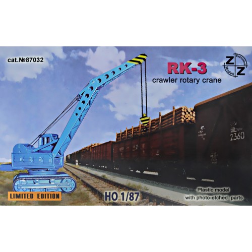 Авто-мото ZZ87032 RK-3 crawler rotary crane (ZZ87032) Масштаб: 1:87