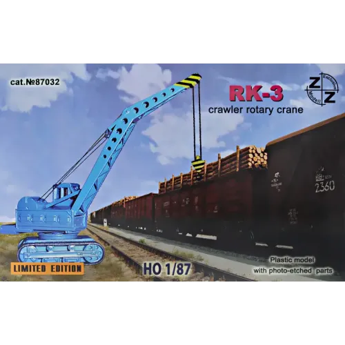 Авто-мото ZZ87032 RK-3 crawler rotary crane (ZZ87032) Масштаб: 1:87