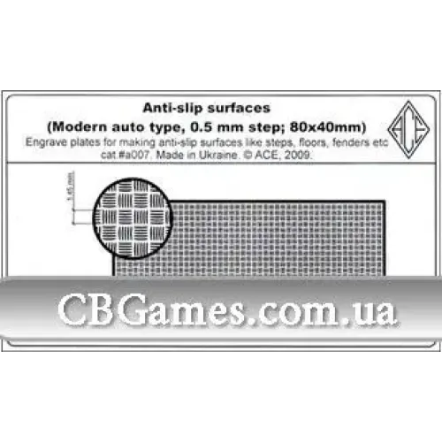 Фототравлення Фототравленная сетка размером 40х80 мм (PEa007) Масштаб: