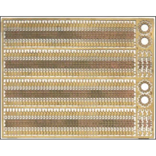 Фототравлення PE7224 Photoetched tracks set for T-54/55/59 tanks (PE7224) Масштаб: 1:72