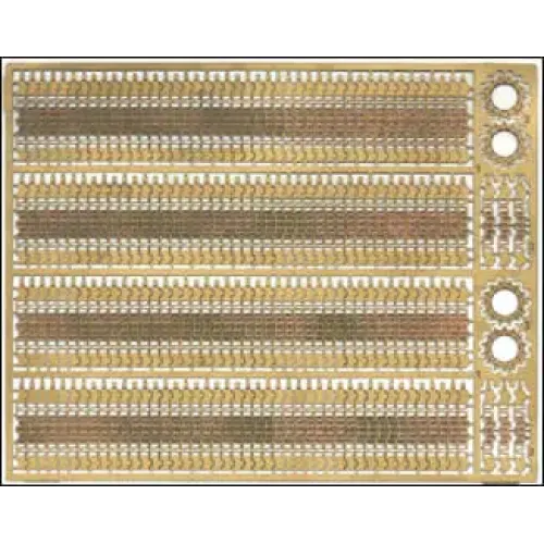 Фототравлення PE7224 Photoetched tracks set for T-54/55/59 tanks (PE7224) Масштаб: 1:72