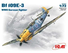 ICM72131  Messerschmitt Bf-109 E3 WWII fighter