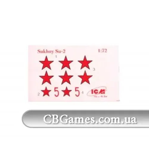 Сборная модель самолета ICM72081 Sukhoi Su-2 WWII Soviet bomber 1:72