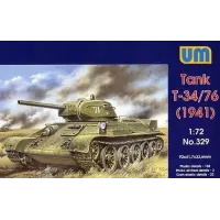 Т-34-76 советский средний танк 1941 года (UM329) Масштаб:  1:72
