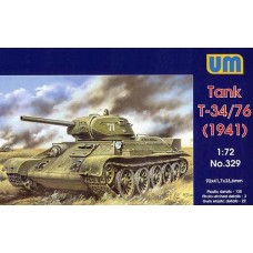 Т-34-76 радянський середній танк 1941 (UM329) Масштаб: 1:72