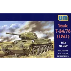 Т-34-76 радянський середній танк 1941 (UM329) Масштаб: 1:72