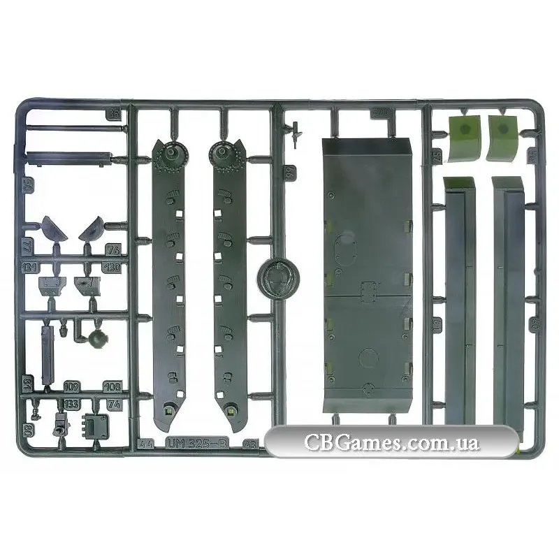 Збірна модель Т-34-76 радянський середній танк 1941 (UM329) Масштаб: 1:72