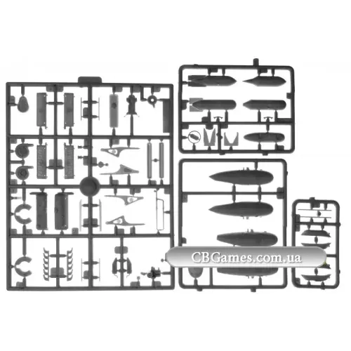Збірна модель літака Винищувач Messerschmitt Bf 109G-6/R3/R6 (UM410) Масштаб: 1:48 1:48