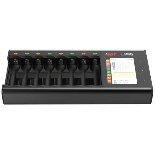 Зарядні пристрої Зарядное устройство ISDT N8 0,1-1,5А/слот 1-8 AA/AAA Сells 18Вт USB (ISDT N8)