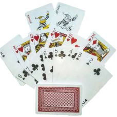 Карты игральные пластиковые "Wei Kang" (9,5х6,5х2,3 см) 24970RED