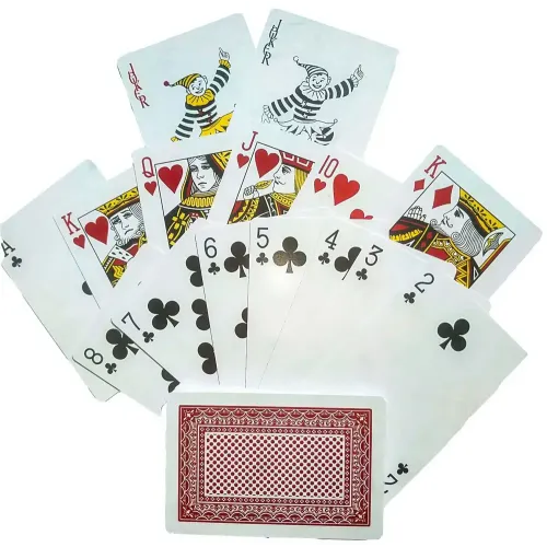 Игральные карты Карты игральные пластиковые "Wei Kang" (9,5х6,5х2,3 см) 24970RED