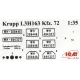 Бронетехніка та артилерія ICM35462 Krupp L3H163 Kfz.72, WWII Німеччина радіотелефон
