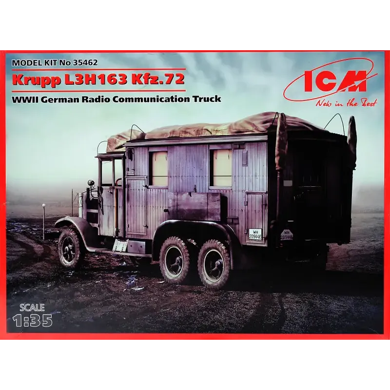 ICM35462 Krupp L3H163 Kfz.72, WWII Німеччина радіотелефон