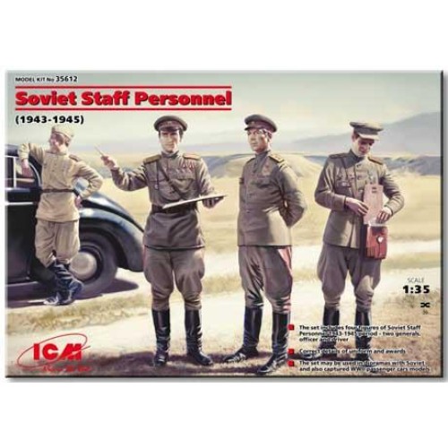 Фігури та мініатюри ICM35612 Soviet Staff Personnel (1939-1945) (4 figures)