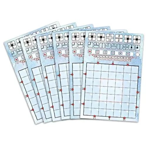 Настольная игра Дорожные Сети. Тёмно-синяя версия (Railroad Ink: Deep Blue Edition) UA