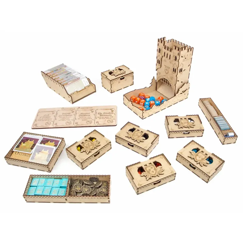 Органайзер для настільної гри Присяга: Хроніки Влади та Вигнання (Organizer for boardgame Oath: Chronicles of Empire and Exile + Dice Tower)