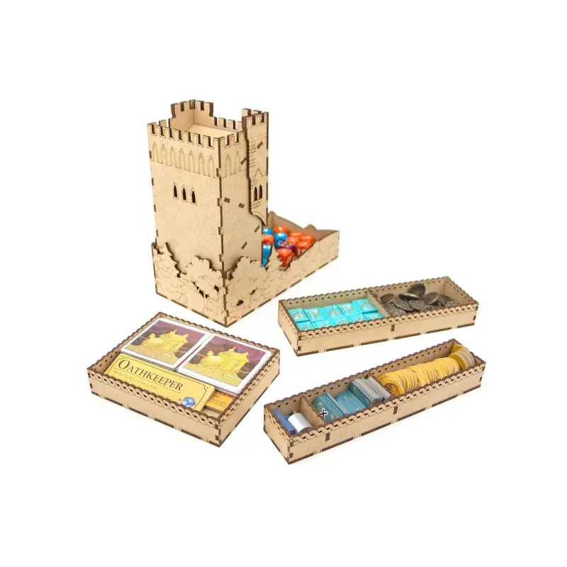 Органайзер для настільної гри Присяга: Хроніки Влади та Вигнання (Organizer for boardgame Oath: Chronicles of Empire and Exile + Dice Tower)