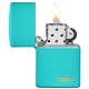 Запальнички Запальничка Zippo 49454 Flat Turquoise Zippo Lasered (49454ZL)