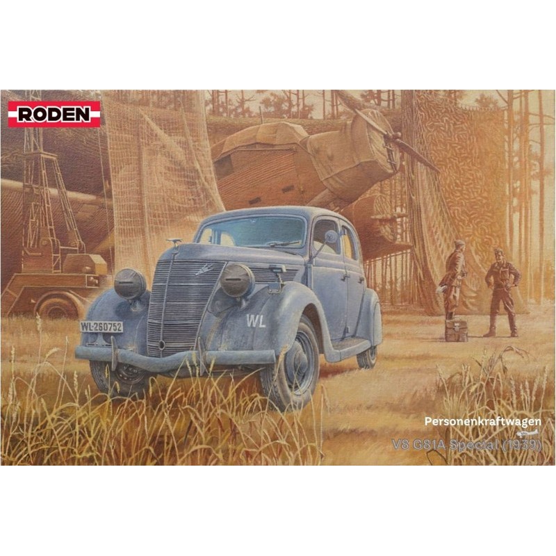 Збірна модель Легковой автомобиль Ford V8 G81A (1939 год)