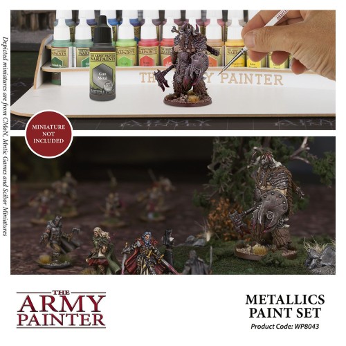 Набори фарб The Army Painter Warpaints Metallics Paint Set