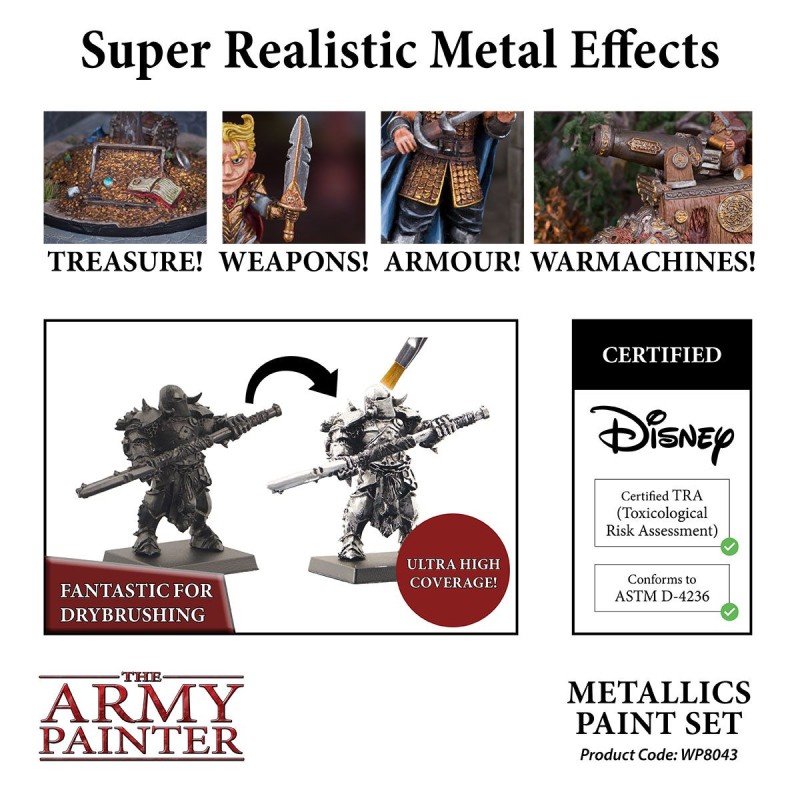 Warpaints Metallics Paint Set