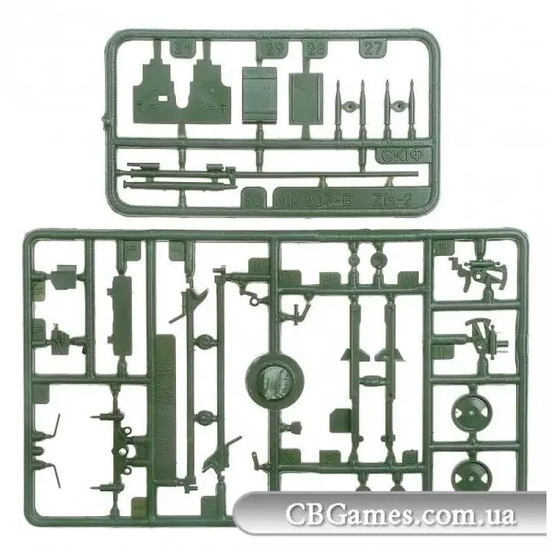 Грузовик ГАЗ-ААА с противотанковой 57 мм пушкой ЗИС-2 (UM367) Масштаб: 1:72
