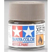 Акриловая краска 10мл Mini XF-72 японский коричневый (матовая) (TAM81772)