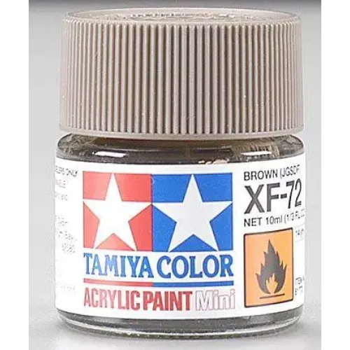 Фарба водорозчинна Акриловая краска 10мл Mini XF-72 японский коричневый (матовая) (TAM81772)