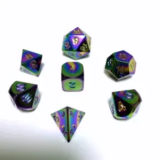 Набор металлических кубиков Petrol rainbow RPG 7 шт