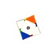 Ск'юби QiYi Magnetic Skewb Wingy XMD М color | Скьюб КиЙи без наклеек