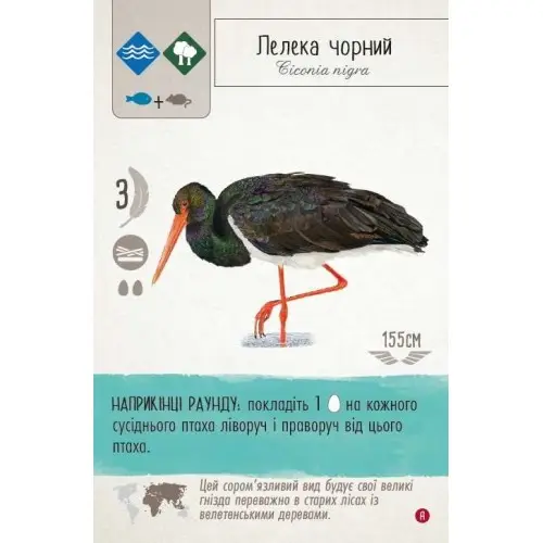 Настільна гра Крила: Птахи Азії (Wingspan: Asia Expansion) UA