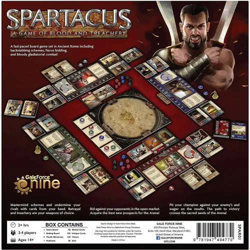 Настольная игра Спартак: Игра крови и предательства (Spartacus: A Game of Blood & Treachery)