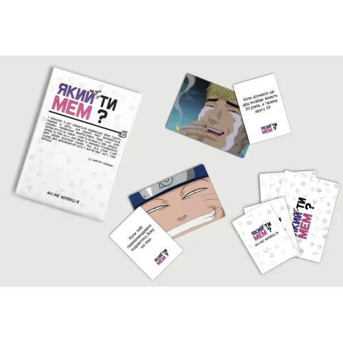 Настільна гра Який ти мем? Аніме колекція