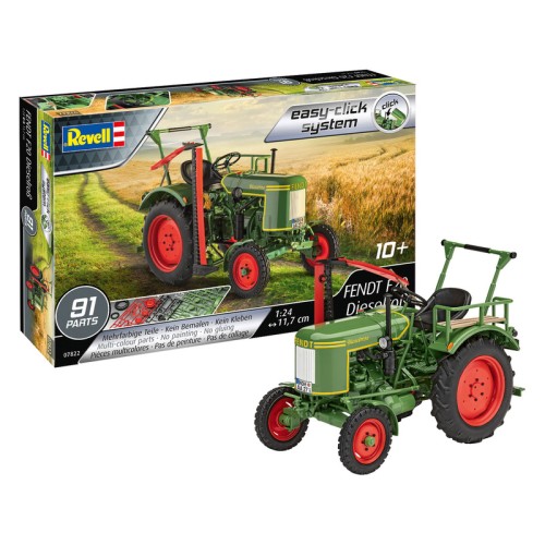 Моделювання Збірна модель-копія Revell Трактор Fendt F20 "Dieselroß" рівень 2 масштаб 1:24