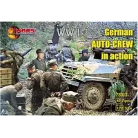 WWII German auto-crew in action (MS72013) Масштаб:  1:72