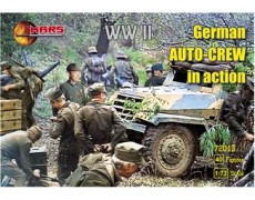 WWII Німеччина auto-crew in action (MS72013) Масштаб: 1:72