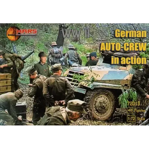 Фігури та мініатюри WWII German auto-crew in action (MS72013) Масштаб: 1:72
