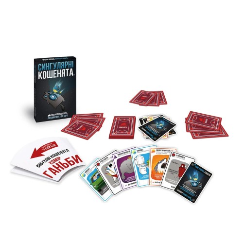 Настольная игра Взрывные котята: Сингулярные котята (Exploding Kittens: Imploding Kittens) UA