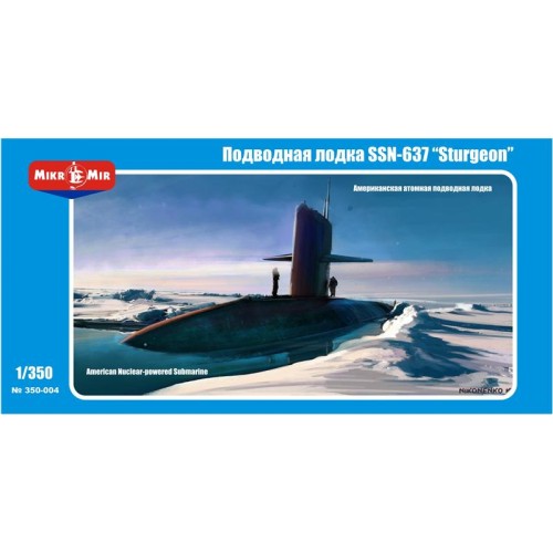 Флот Американская атомная подводная лодка SSN-637 'Sturgeon' (MM350-004) Масштаб: 1:350