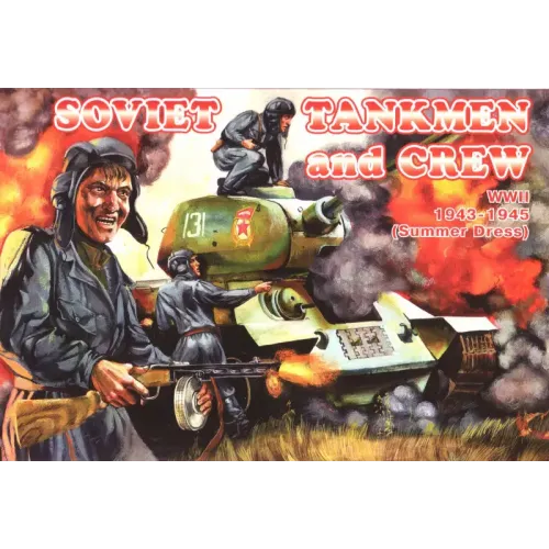 Фігури та мініатюри Радянські танкісти та екіпаж (Літнє вбрання), 1943-1945 (ORI72036) Масштаб: 1:72
