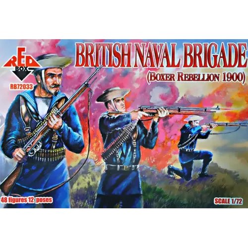 Фігури та мініатюри Британська морська піхота, Іхетуаньське повстання 1900 (RB72033) Масштаб: 1:72