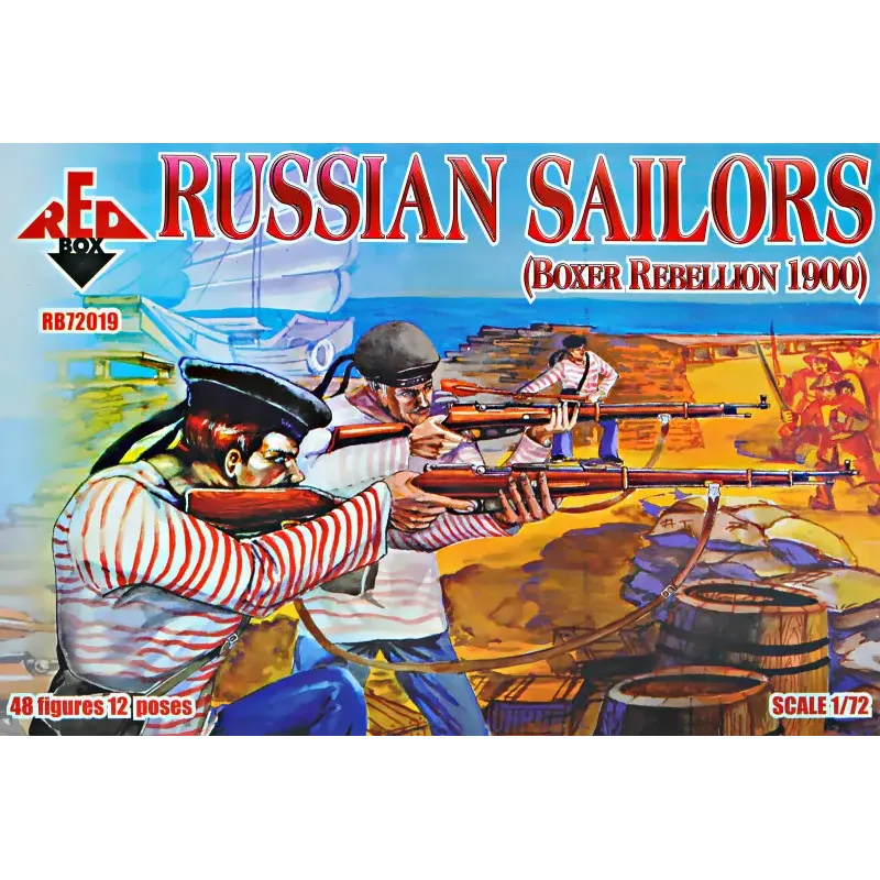 Збірна модель Російські моряки, Боксерське повстання 1900 (RB72019) Масштаб: 1:72