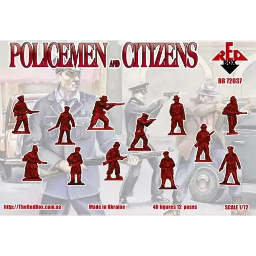 Фигуры и миниатюры Policemen and citizens (RB72037) Масштаб: 1:72