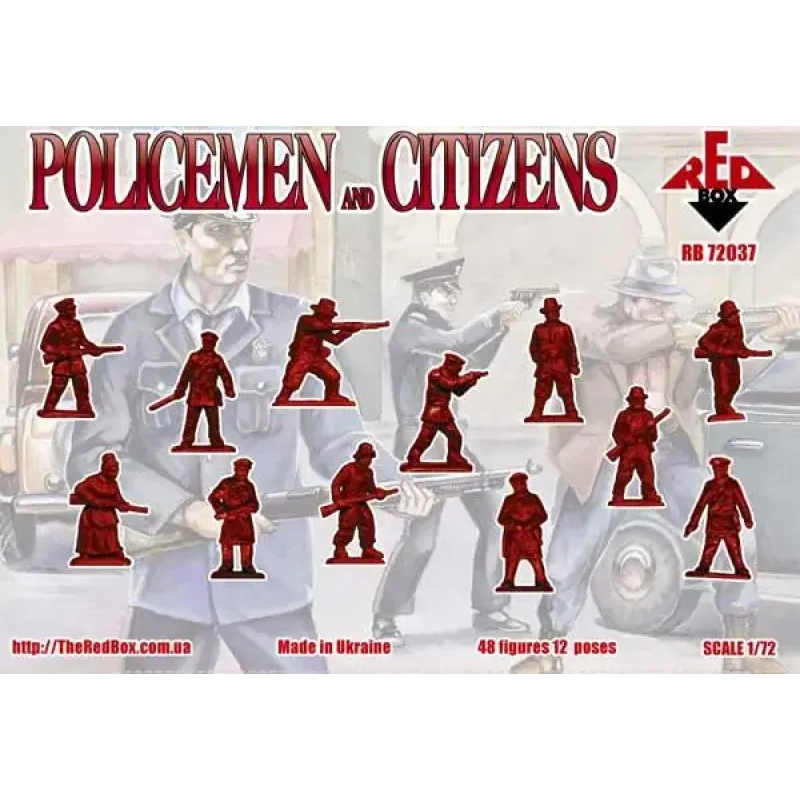 Policemen and citizens (RB72037) Масштаб: 1:72