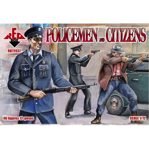Фігури та мініатюри Policemen and citizens (RB72037) Масштаб: 1:72