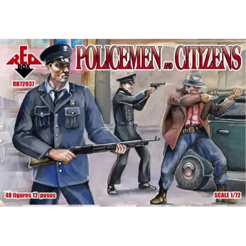 Фигуры и миниатюры Policemen and citizens (RB72037) Масштаб: 1:72