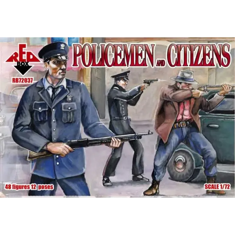 Policemen and citizens (RB72037) Масштаб: 1:72