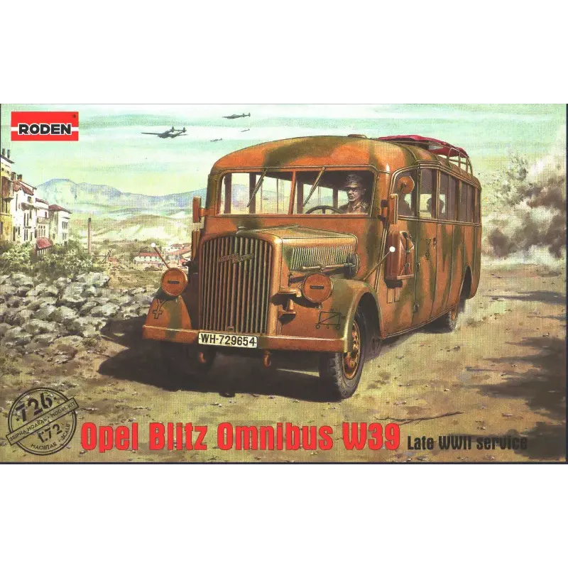 RN726 Opel Blitz Omnibus моделі W39 (служба наприкінці Другої світової війни)